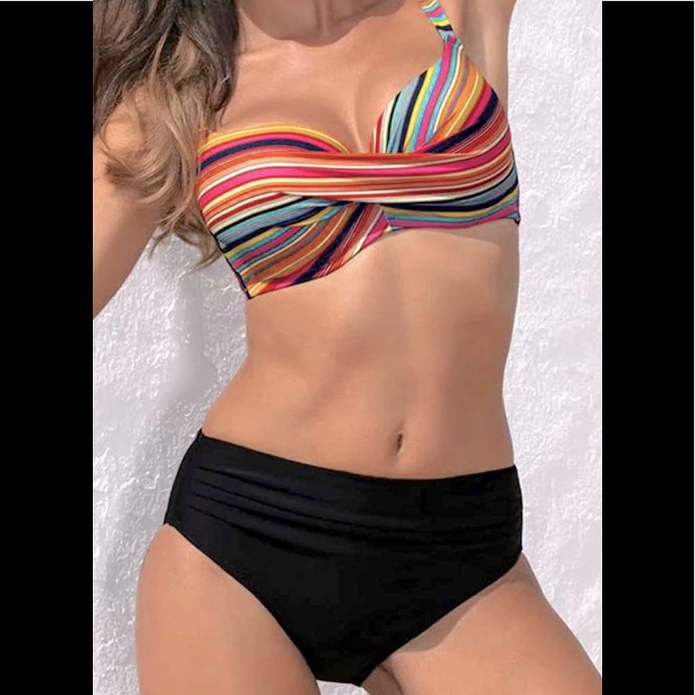 Womens Push-up Two Piece Bikini Swimsuit Size: Small